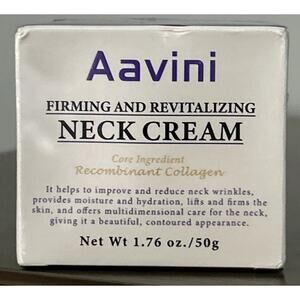 Aavini Firming Neck Cream Peptide Collagen Lift 1.7oz Wrinkle Dark Neck NEW